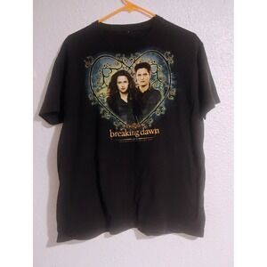 Rare Older Breaking Dawn Movie Promo HTF Part Two Twilight Tshirt Great Shape XL